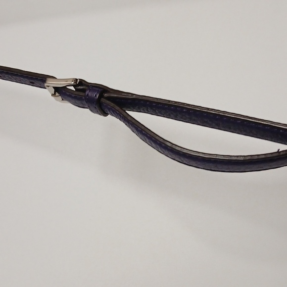 Michael Kors Purple Leather Shoulder Crossbody Bag GUC - Picture 7 of 14